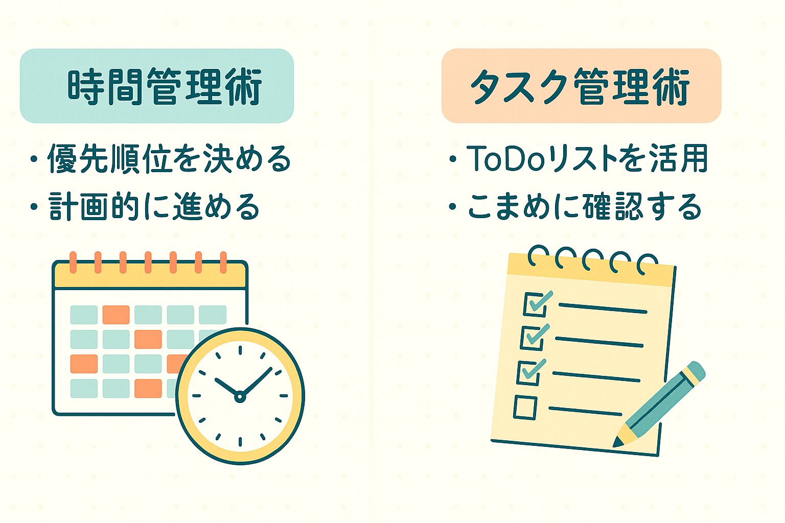 スキマ時間にできる副業3種の特徴比較図解